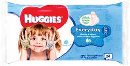 Huggies everyday drėgnos servetėlės